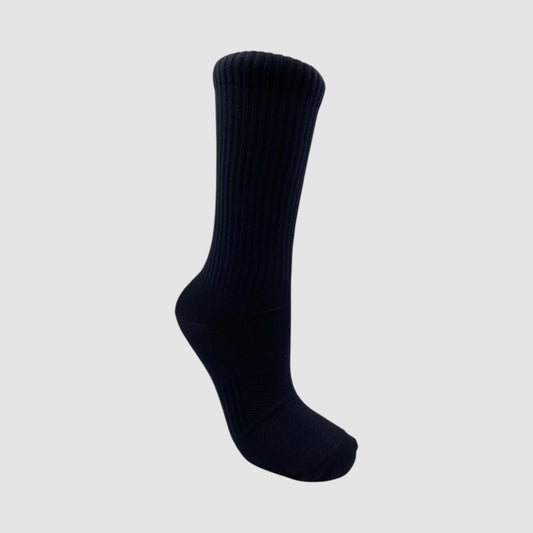 Media básica larga negra x Docena - REF004