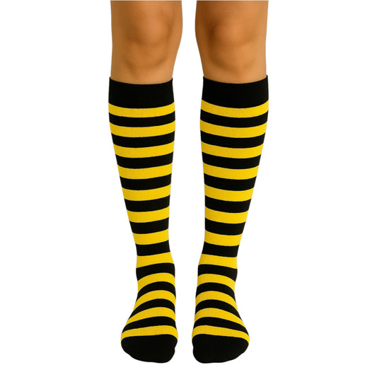 Media Bucaneras x Unidad Raya amarilla y negra abeja